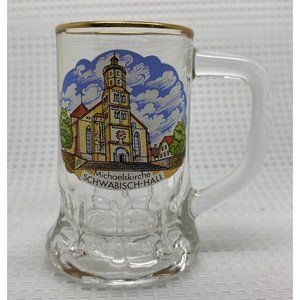 Boeckling Shot Glass Mini Beer Stein Souvenir St Michael Schwäbisch Hall Germany